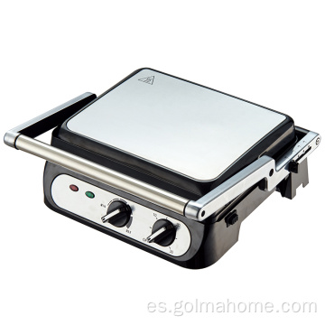 Placa desmontable de 180 grados Placa desmontable Contacto Parrilla Sandwich Maker Electric Talla grande Contacto BBQ Grill